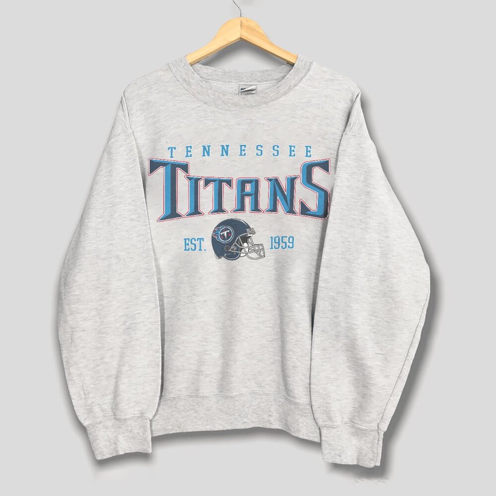 Vintage Tennessee Titans Sweatshirt, Retro NFL Tennessee Titans Football Shirt